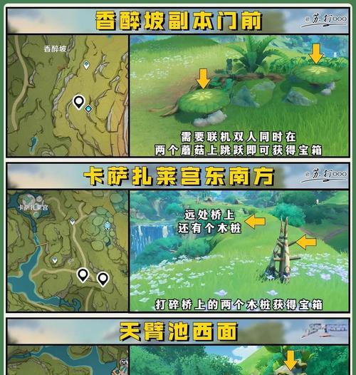 原神野外宝箱攻略（揭秘原神世界中宝箱的位置和获取技巧，助你快速提升战力！）