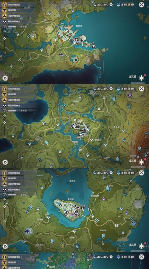《穿越原神奔狼攻略地图，探秘狼爷的传说》（奔狼攻略地图全解析，解锁隐藏任务和宝藏！）